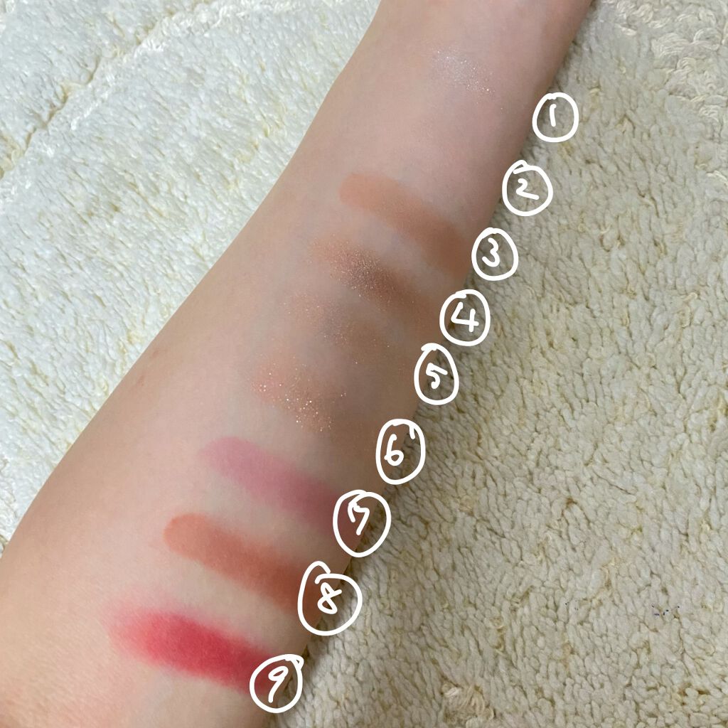 Love Bear 9色 アイシャドウパレット/FlowerKnows/アイシャドウパレットを使ったクチコミ（3枚目）