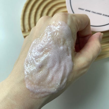 Q+Me スウィート ボム タラソ スクラブ/AGARISM/バスト・ヒップケアを使ったクチコミ(4枚目)