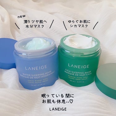 ウォータースリーピングマスク/LANEIGE/フェイスクリームを使ったクチコミ（1枚目）