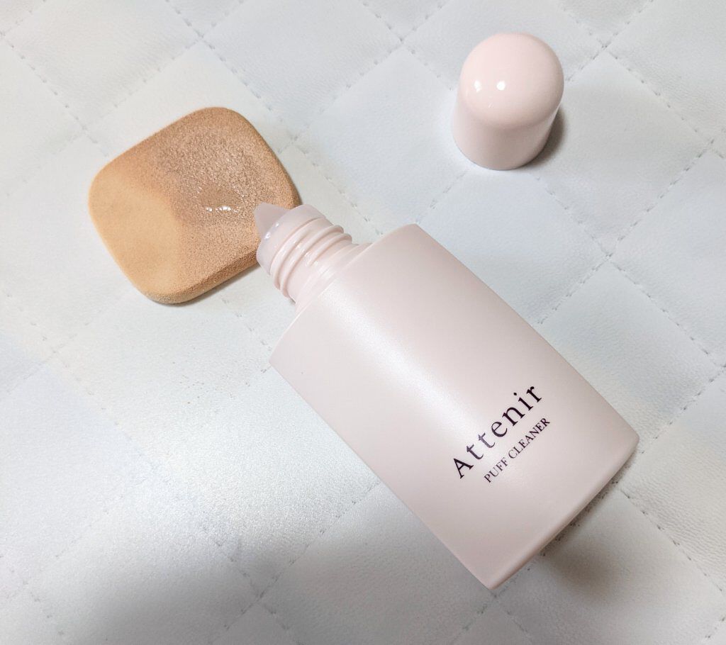 メイクアップ パフ クリーナー/アテニア/その他化粧小物を使ったクチコミ（2枚目）