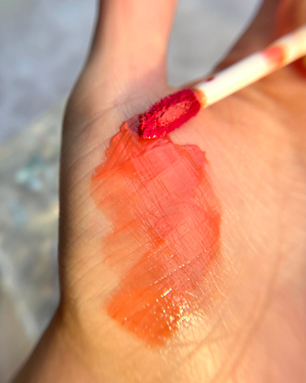 ジェリーイングヌードグロス/Laka/リップグロスを使ったクチコミ(3枚目)