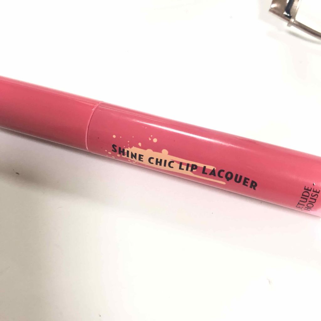 シャインシックリップラッカー/ETUDE/リップグロスを使ったクチコミ(1枚目)