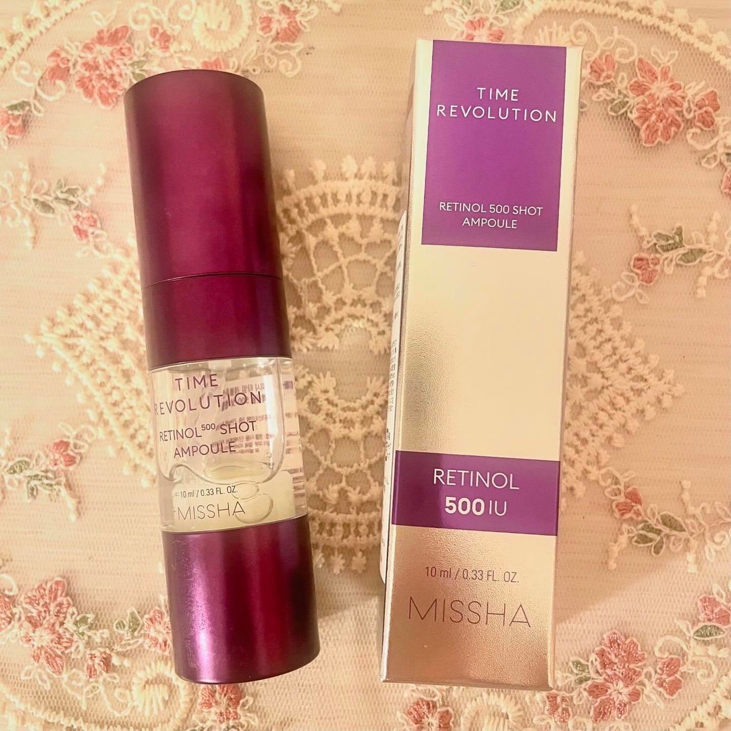 ミシャ タイムレボリューション レチ500ショット美容液/MISSHA/美容液を使ったクチコミ(1枚目)