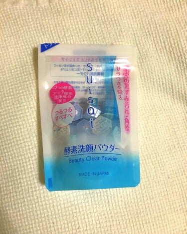 肌荒れが気になってきたので、suisai(酵素洗顔パウダー)トライアル(0.4g×15個入り)を購入してみました！

今回は普段から使っているダイソーの洗顔料泡立て器ほいっぷるんに、Bioréのスキンケ