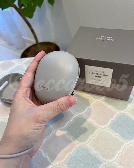 充電式EMSヘッドスパ ミニ SB/FESTINO/ヘッドマッサージャーの画像