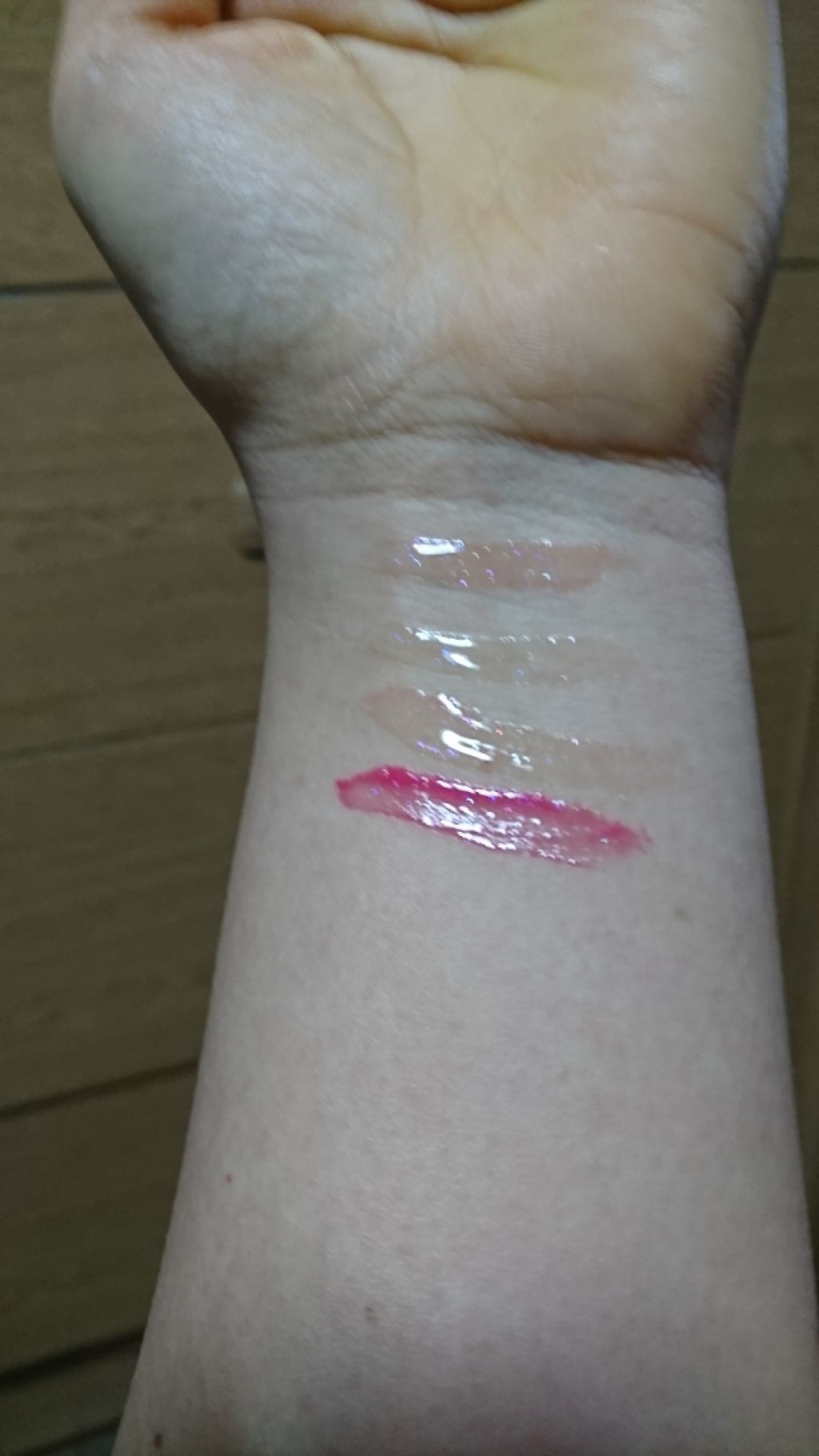 リップケアオイル/excel/リップグロスを使ったクチコミ（2枚目）