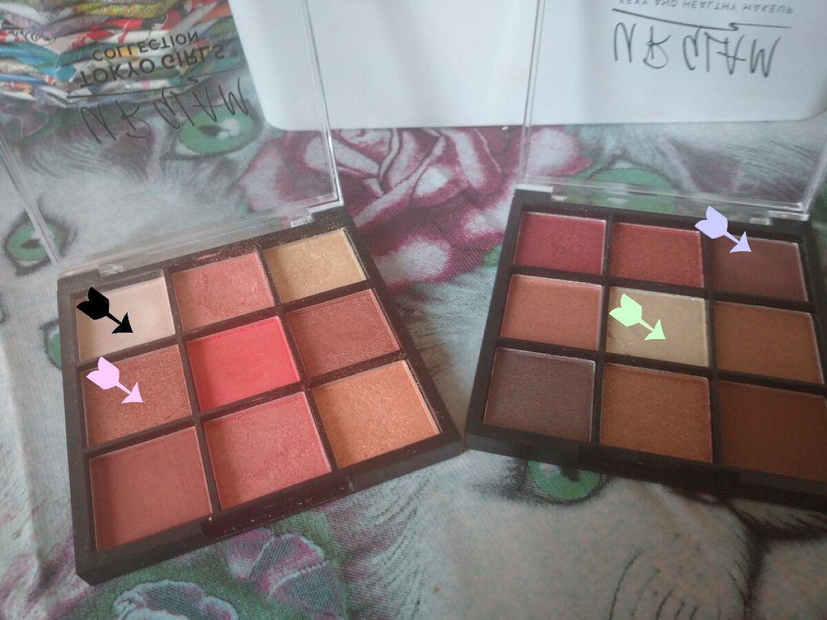 UR GLAM　BLOOMING EYE COLOR PALETTE/U R GLAM/アイシャドウパレットを使ったクチコミ（1枚目）
