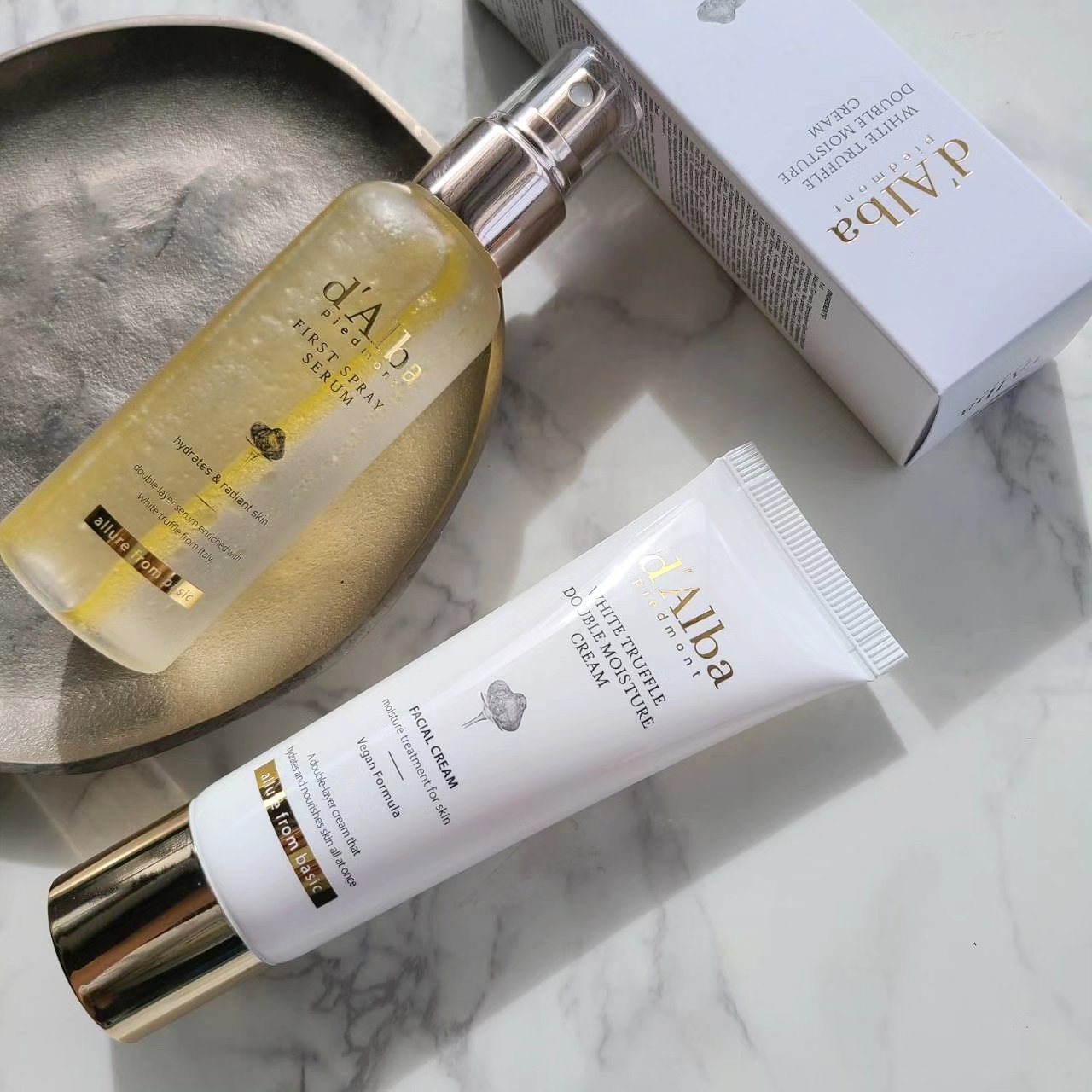 ダルバ ホワイトトリュフファーストスプレーセラム/ダルバ/ミスト状化粧水を使ったクチコミ（1枚目）