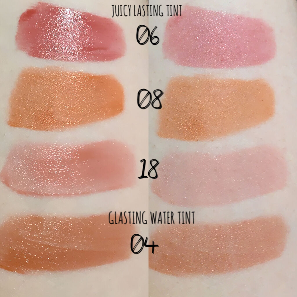 ジューシーラスティングティント/rom&nd/リップティントを使ったクチコミ（2枚目）