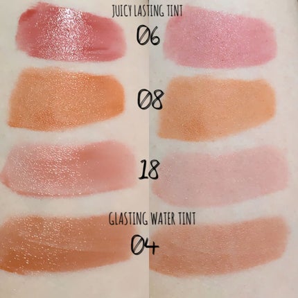 ジューシーラスティングティント/rom&nd/リップティントを使ったクチコミ(2枚目)