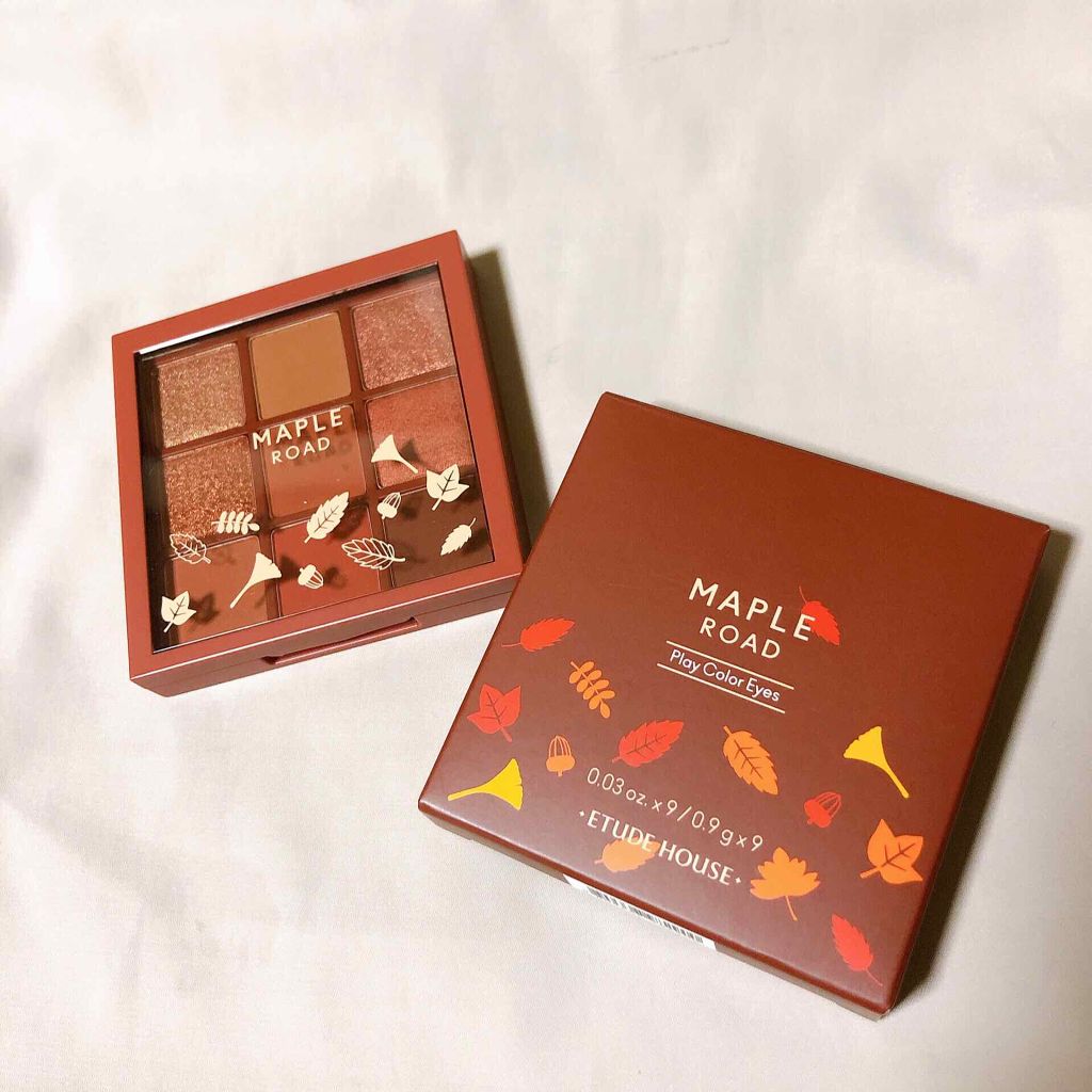 プレイカラーアイシャドウ メープルロード/ETUDE/アイシャドウパレットを使ったクチコミ(2枚目)