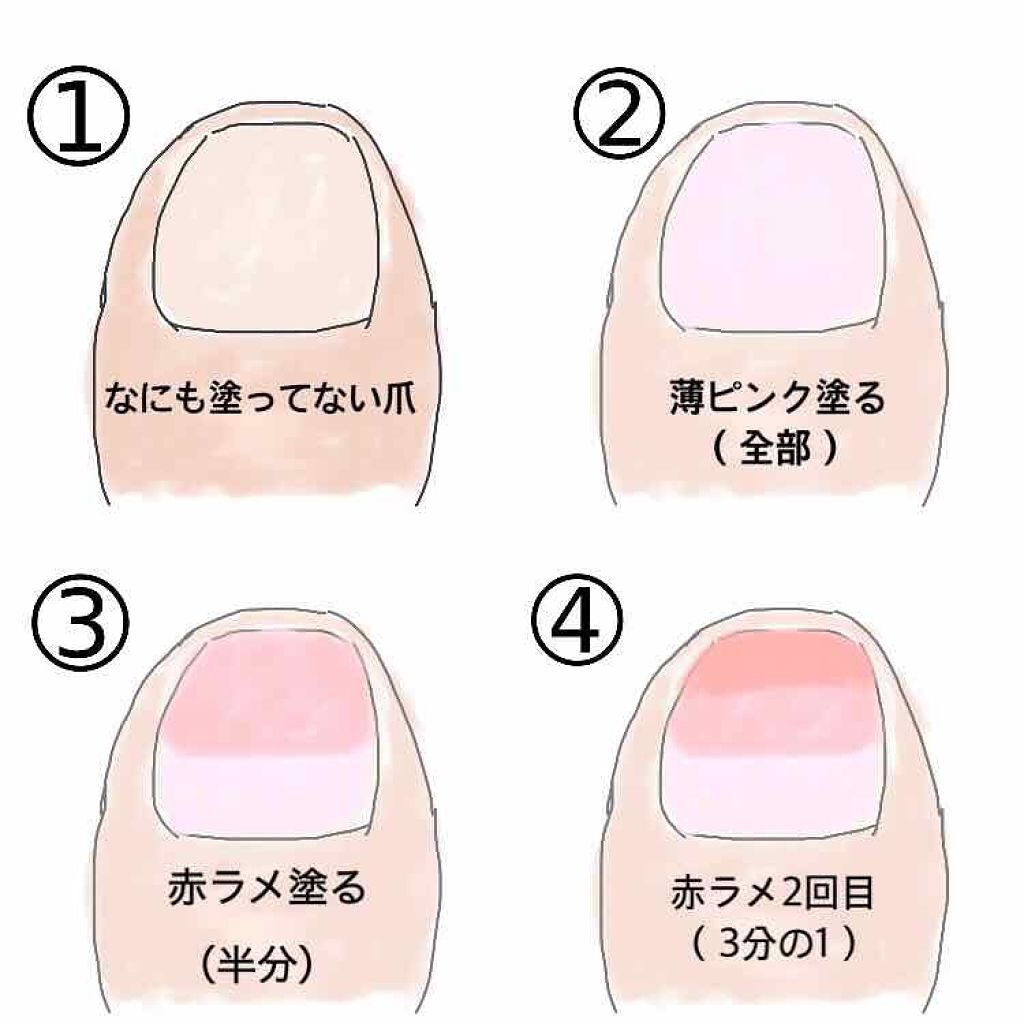 ウィンマックス ネイルエナメル デリシア/DAISO/マニキュアを使ったクチコミ（3枚目）