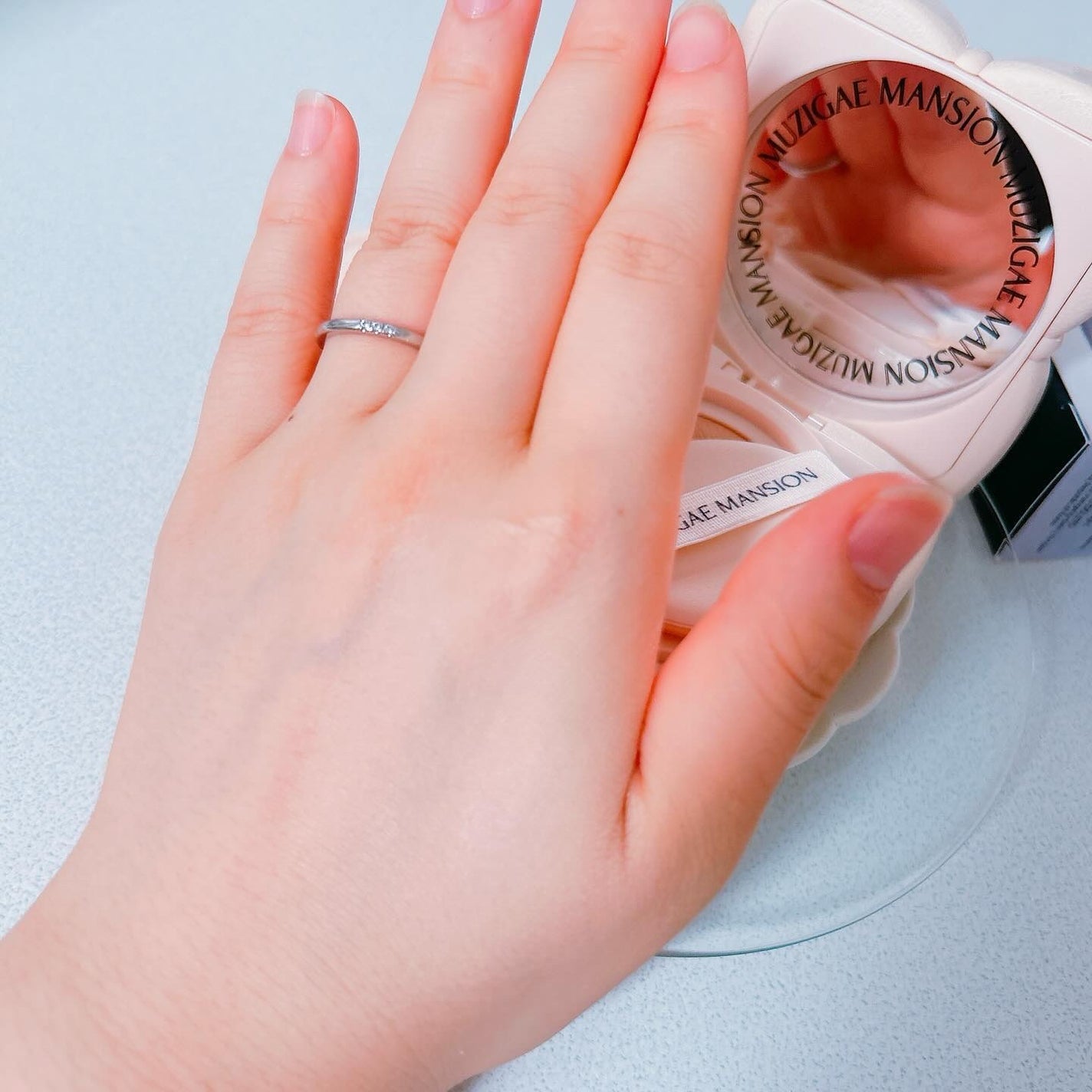 スリックウォータークッション/MUZIGAE MANSION/クッションファンデーションを使ったクチコミ(6枚目)