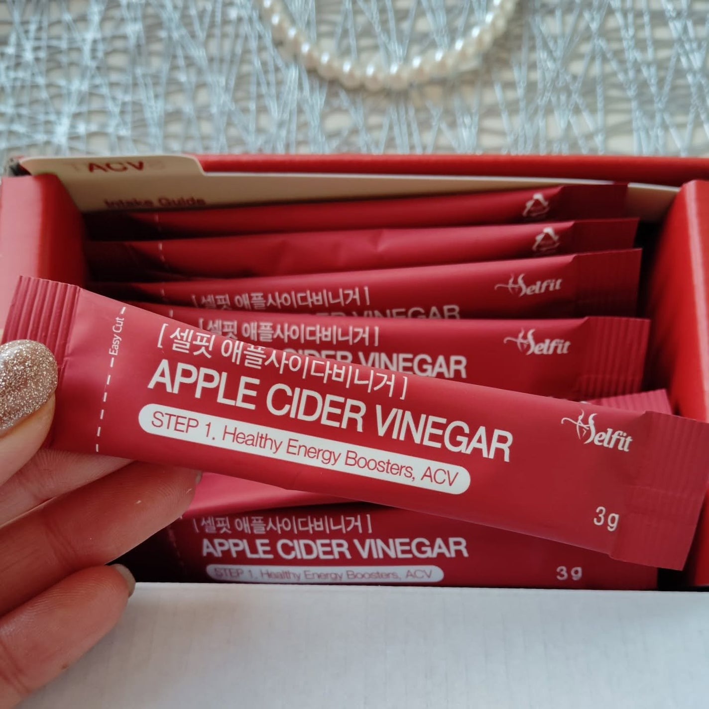 アップルサイダービネガー ダイエットデトックス血糖値ケアA.C.V/SELFIT /美容サプリメントを使ったクチコミ(2枚目)