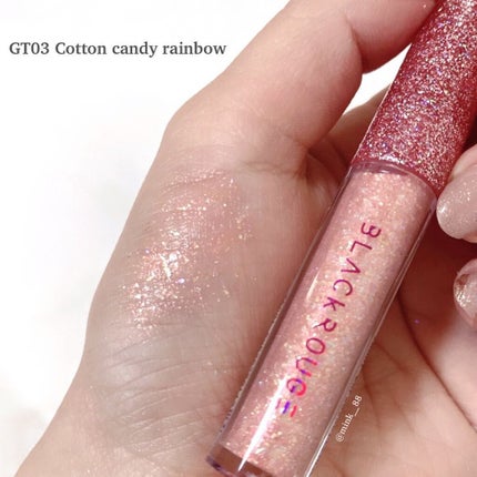 パールブリーアイグリッター/BLACK ROUGE/グリッターを使ったクチコミ(4枚目)