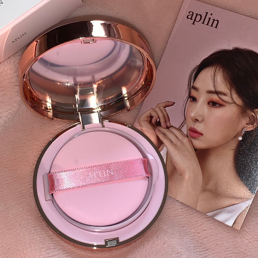 ピンクティーツリーカバークッション/APLIN/クッションファンデーションを使ったクチコミ(4枚目)