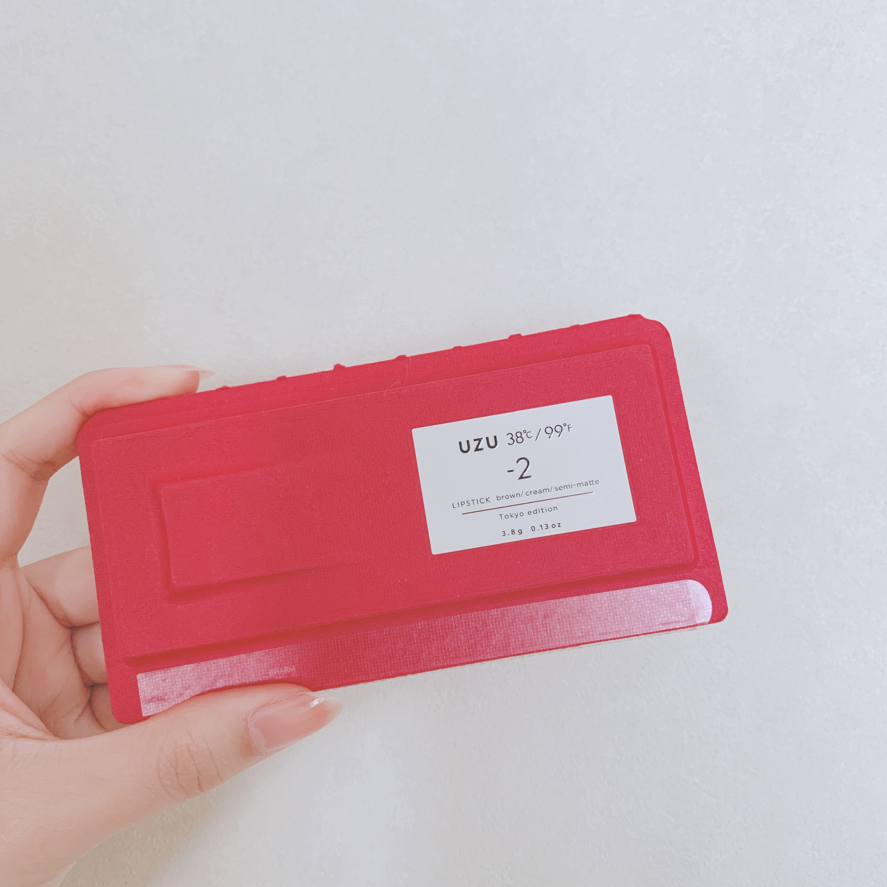  38°C / 99°F Lipstick <TOKYO>/UZU BY FLOWFUSHI/口紅を使ったクチコミ（2枚目）