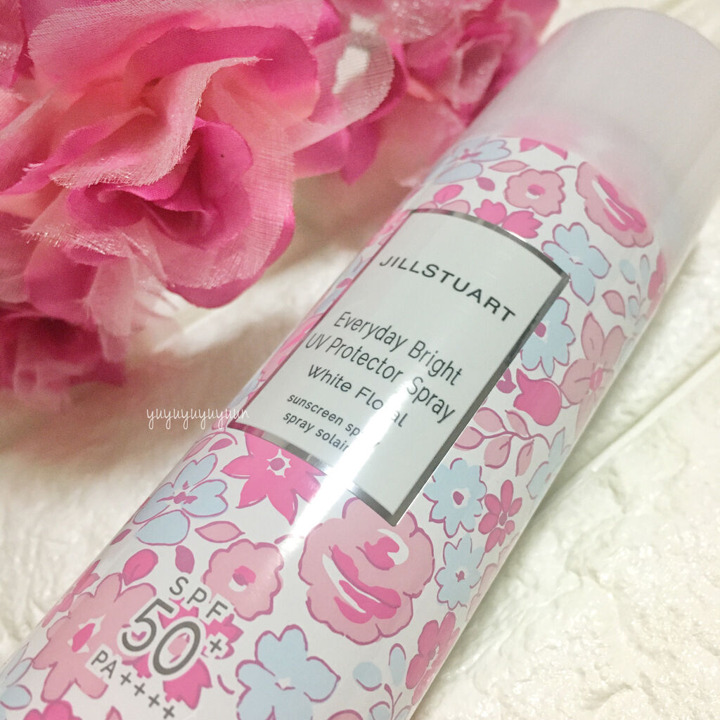 エブリデイブライト UVプロテクター スプレー ホワイトフローラル/JILL STUART/日焼け止めミスト・スプレーを使ったクチコミ（1枚目）