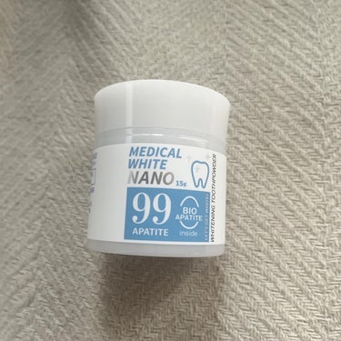 メディカルホワイトナノ99/日本メディカル研究所/歯磨き粉を使ったクチコミ（1枚目）