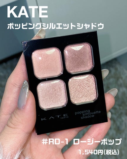 ケイト ポッピングシルエットシャドウ/KATE/アイシャドウパレットを使ったクチコミ(2枚目)