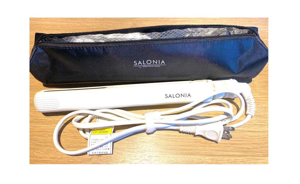 ストレートヘアアイロン ホワイト/SALONIA/ストレートアイロンを使ったクチコミ（1枚目）