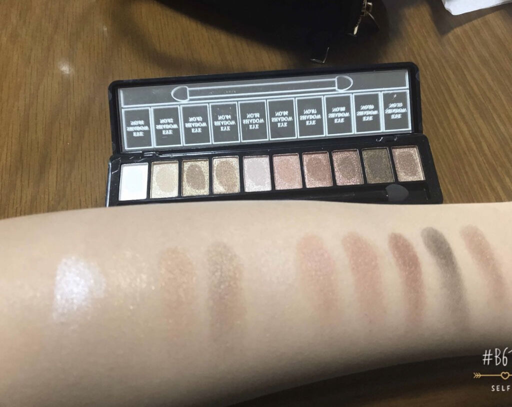 10 Color Eyeshadow/MAX DONAS/アイシャドウパレットを使ったクチコミ（2枚目）