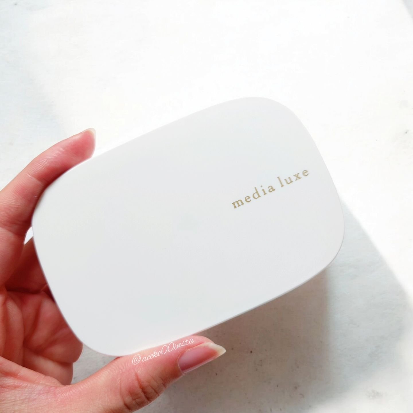 パウダーファンデーション/media luxe/パウダーファンデーションを使ったクチコミ（1枚目）