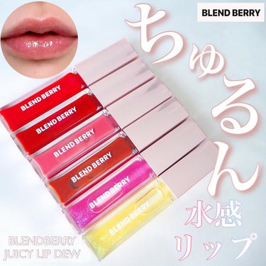 ジューシィリップデュウ/BLEND BERRY/口紅を使ったクチコミ（1枚目）