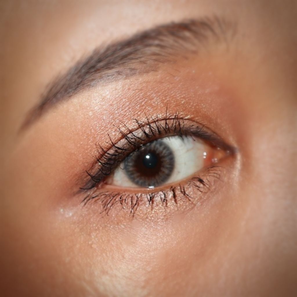 Spanish (スパニッシュ) グレー/OLENS/カラーコンタクトレンズを使ったクチコミ（2枚目）