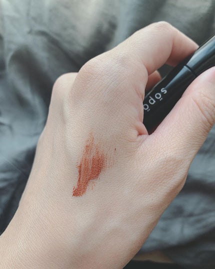 カラーマスカラ/sopo/マスカラを使ったクチコミ(2枚目)