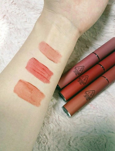 3CE VELVET LIP TINT/3CE/口紅を使ったクチコミ（2枚目）