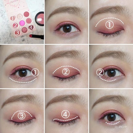 Secret Admirer/ColourPop/アイシャドウパレットを使ったクチコミ(4枚目)