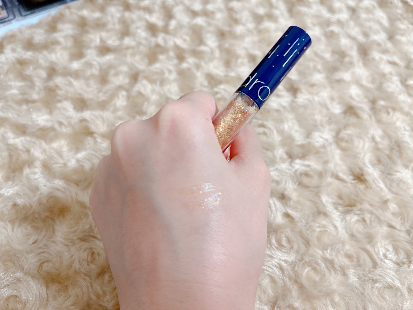 リキッド グリッター シャドウ/rom&nd/グリッターを使ったクチコミ(5枚目)