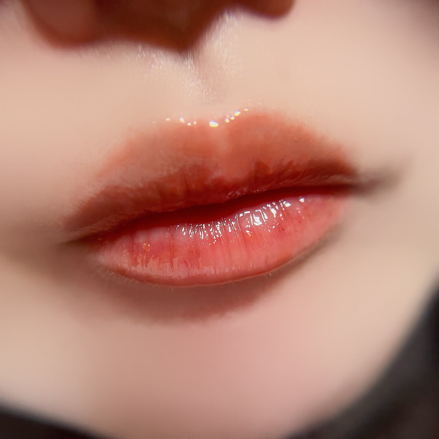 ゲットイットティントグレーズバーム/TONYMOLY/リップティントを使ったクチコミ(3枚目)