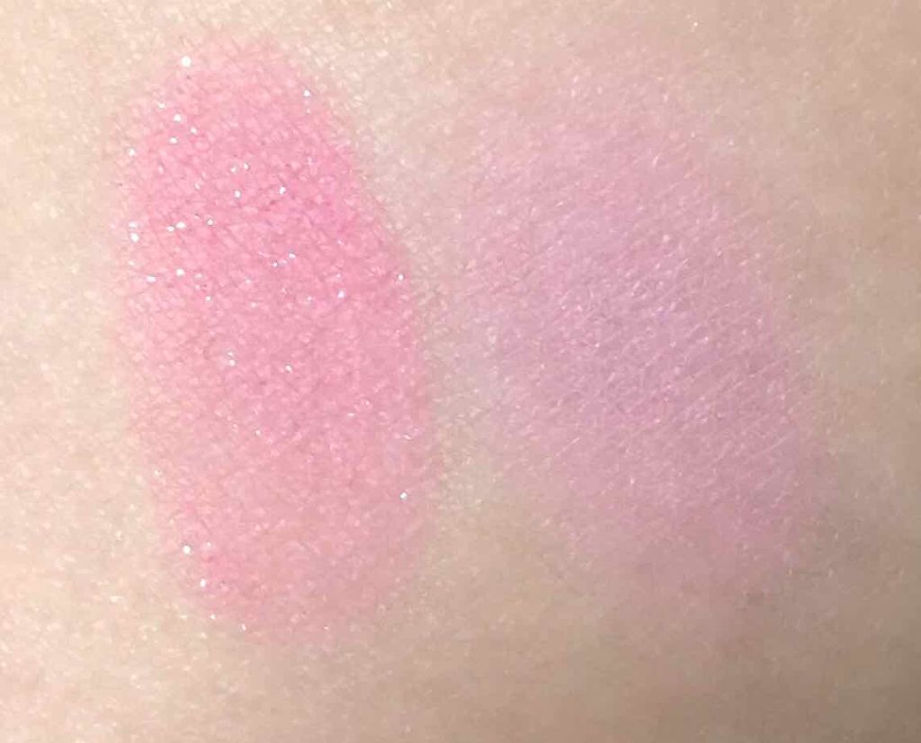 WHY NOT SPINNS 2色チーク ハイライトローライト ラベンダーピンク/DAISO/パウダーチークを使ったクチコミ（3枚目）