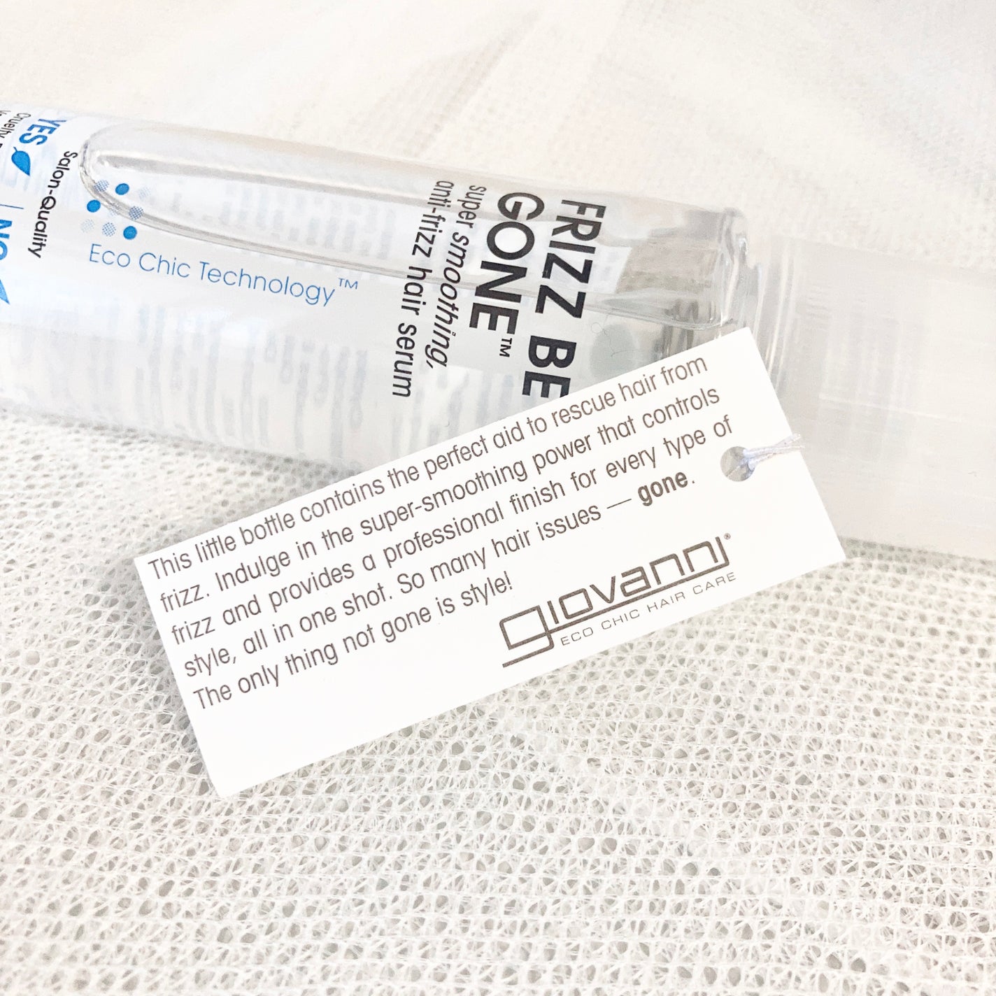 フリッズビーゴーン スムージング ヘアセラム/giovanni/ヘアオイルを使ったクチコミ(2枚目)