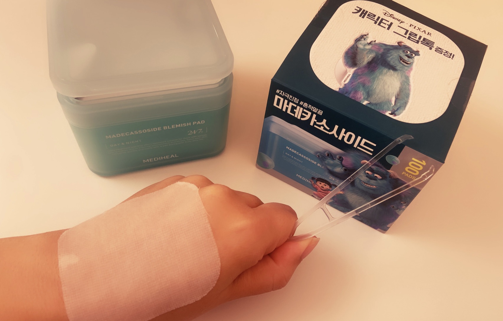 マデカソサイド ブレミッシュパッド/MEDIHEAL/トナーパッドを使ったクチコミ（3枚目）