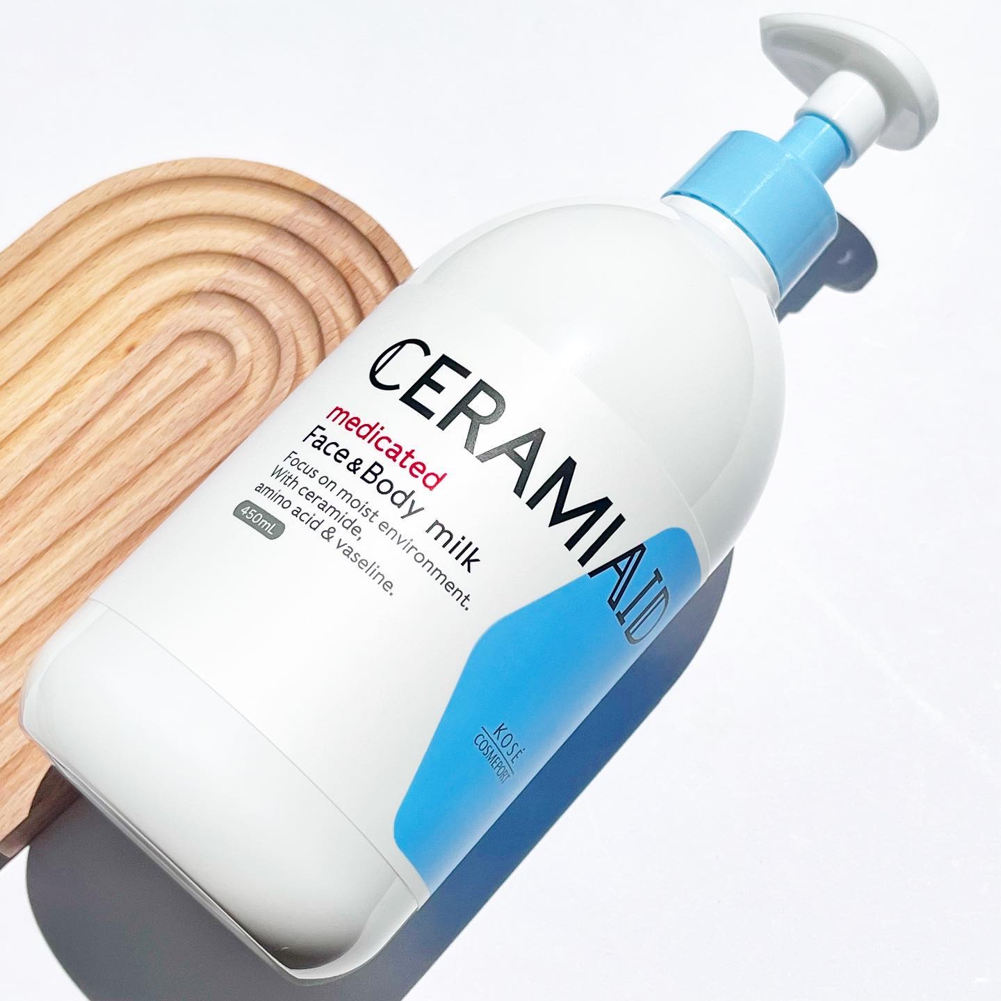 セラミエイド 薬用スキンミルク 450ml/セラミエイド/ボディミルクを使ったクチコミ（1枚目）