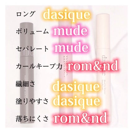 MD インスパイアロングラッシュ カーリングマスカラ/mude/マスカラを使ったクチコミ(5枚目)