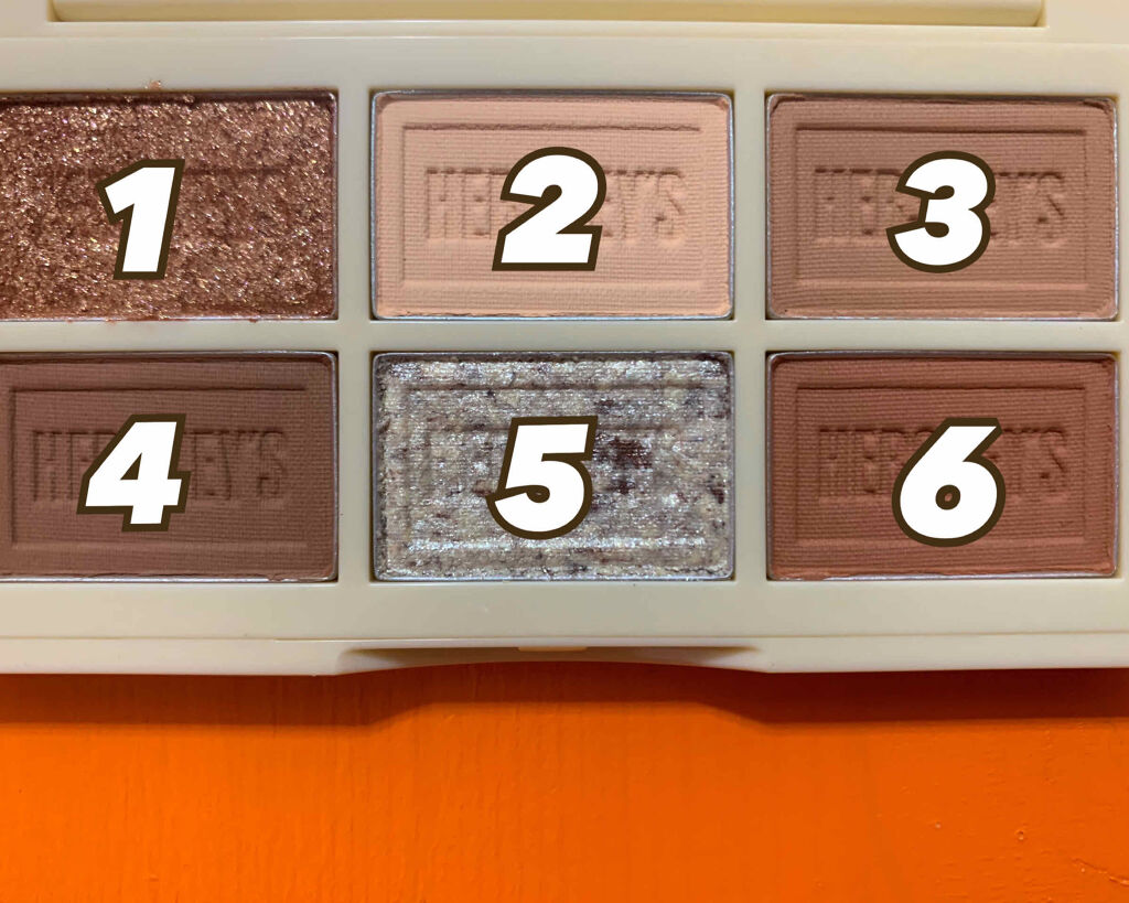 ハーシー プレイカラーアイズミニ/ETUDE/アイシャドウパレットを使ったクチコミ（3枚目）