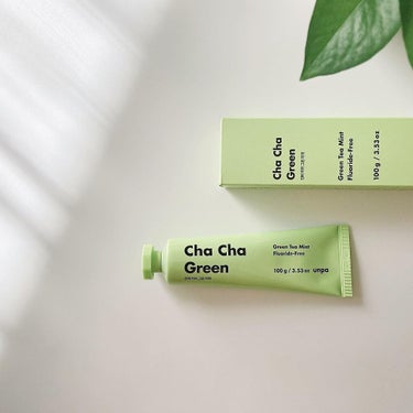 Cha Cha Charcoal Vegan Greentea Toothpaste/unpa/歯磨き粉を使ったクチコミ（1枚目）