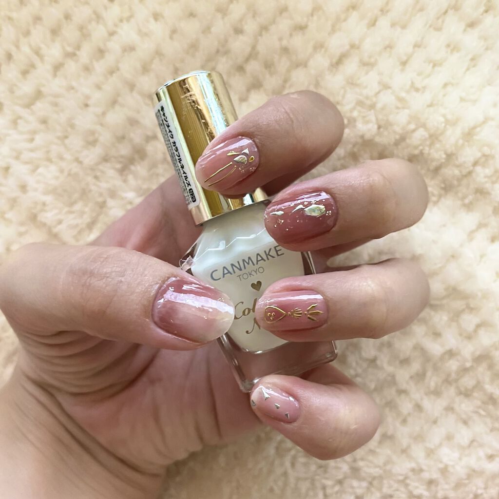 ネイルシール/Qoo10/ネイルシールを使ったクチコミ（2枚目）