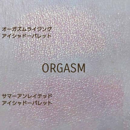 オーガズムライジング アイシャドーパレット/NARS/アイシャドウパレットを使ったクチコミ(5枚目)