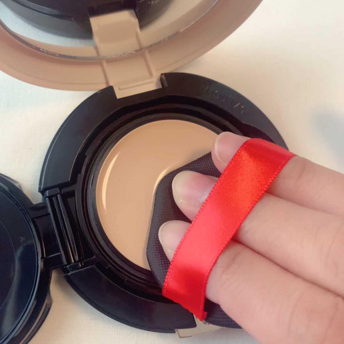 ドラマティッククッションジェリー/マキアージュ/クッションファンデーションを使ったクチコミ(5枚目)