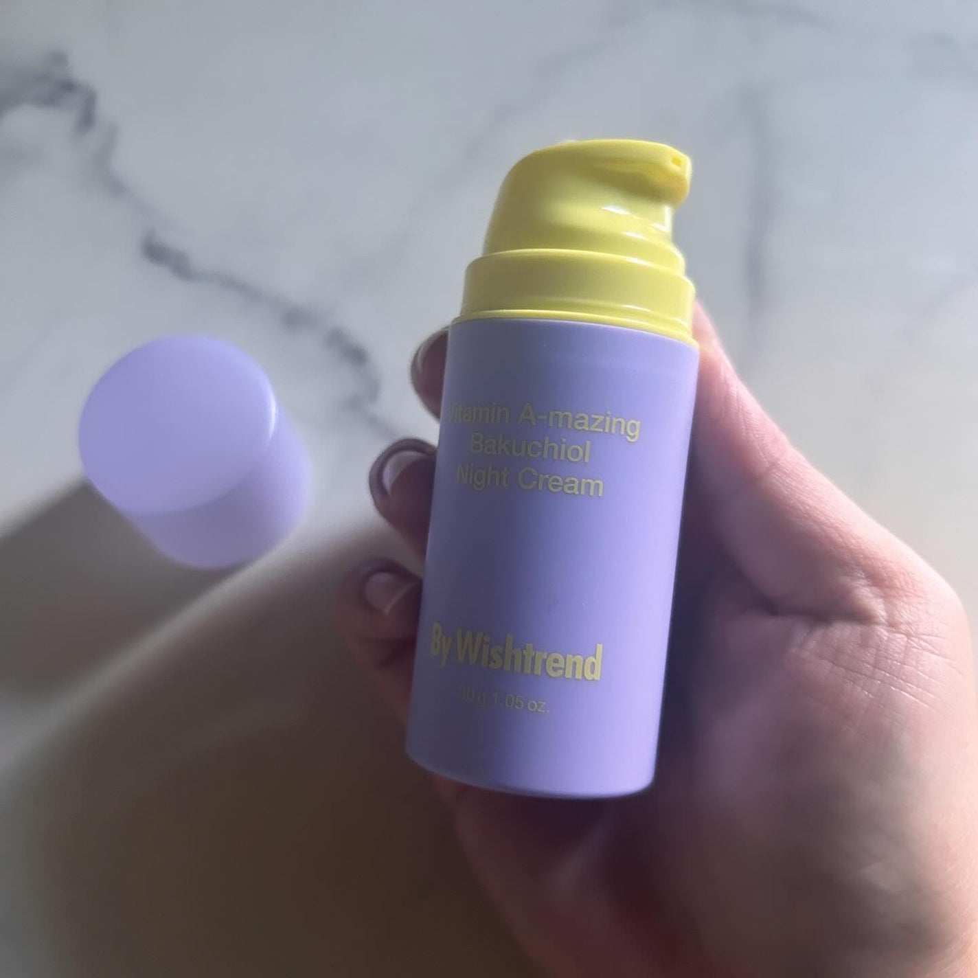 ビタミンA-mazingバクチオールナイトクリーム/By Wishtrend/フェイスクリームを使ったクチコミ(2枚目)