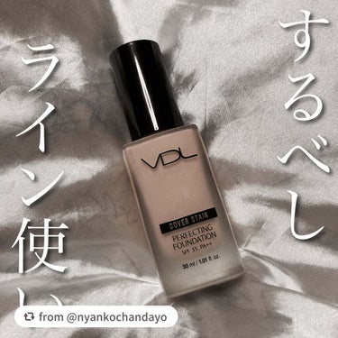 【nyankochandayoさんから引用】

“▶VDL パーフェクティング ラスト ファンデーション
   # A02


韓国に行った際に購入してきたVDLのファンデ


だいぶ使ったのでレビュー