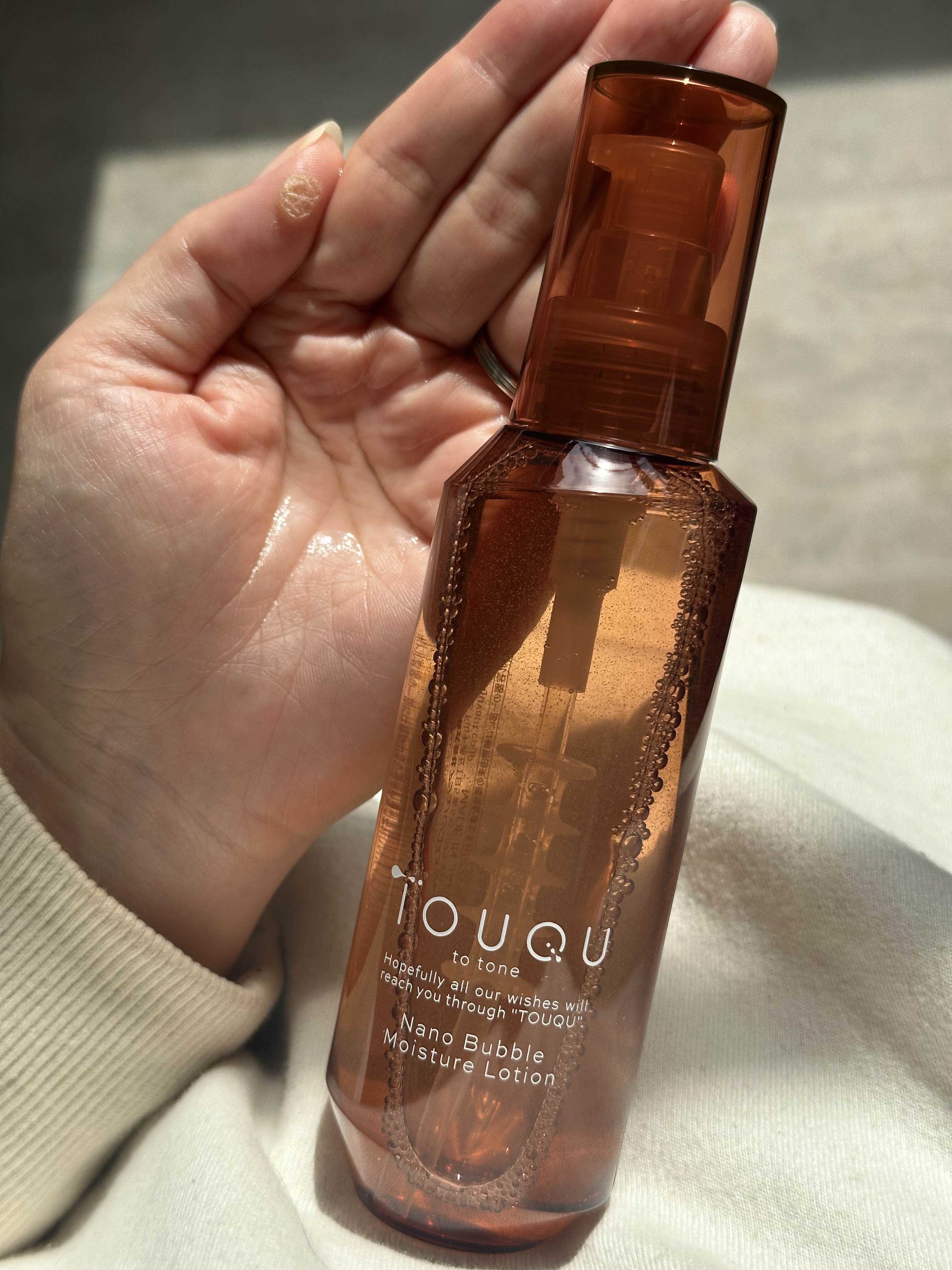 TOUQU to tone ナノバブル モイスチュアローション/TOUQU to tone/化粧水を使ったクチコミ（3枚目）