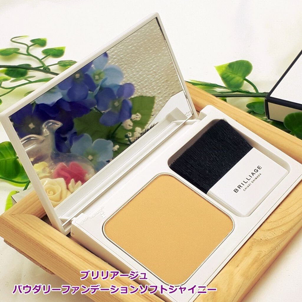 パウダリーファンデーション ソフトシャイニー/ブリリアージュ/パウダーファンデーションを使ったクチコミ(1枚目)