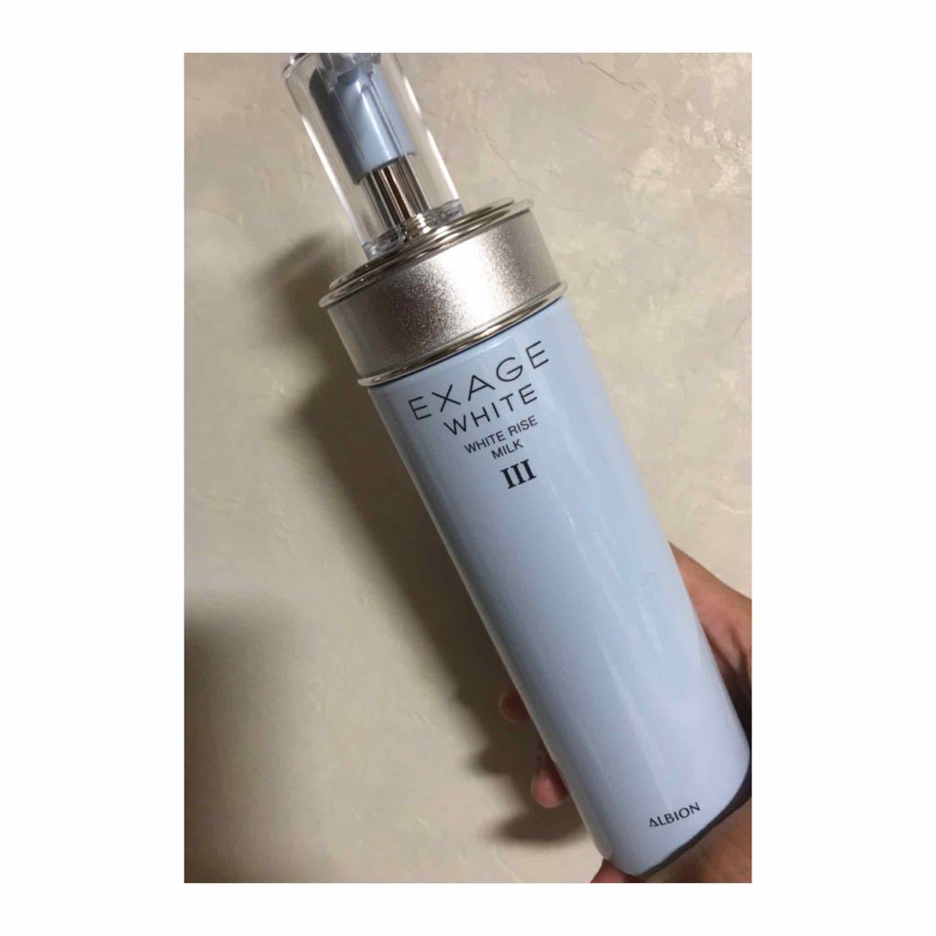 エクサージュホワイト ピュアホワイト ミルク III/ALBION/乳液を使ったクチコミ（1枚目）