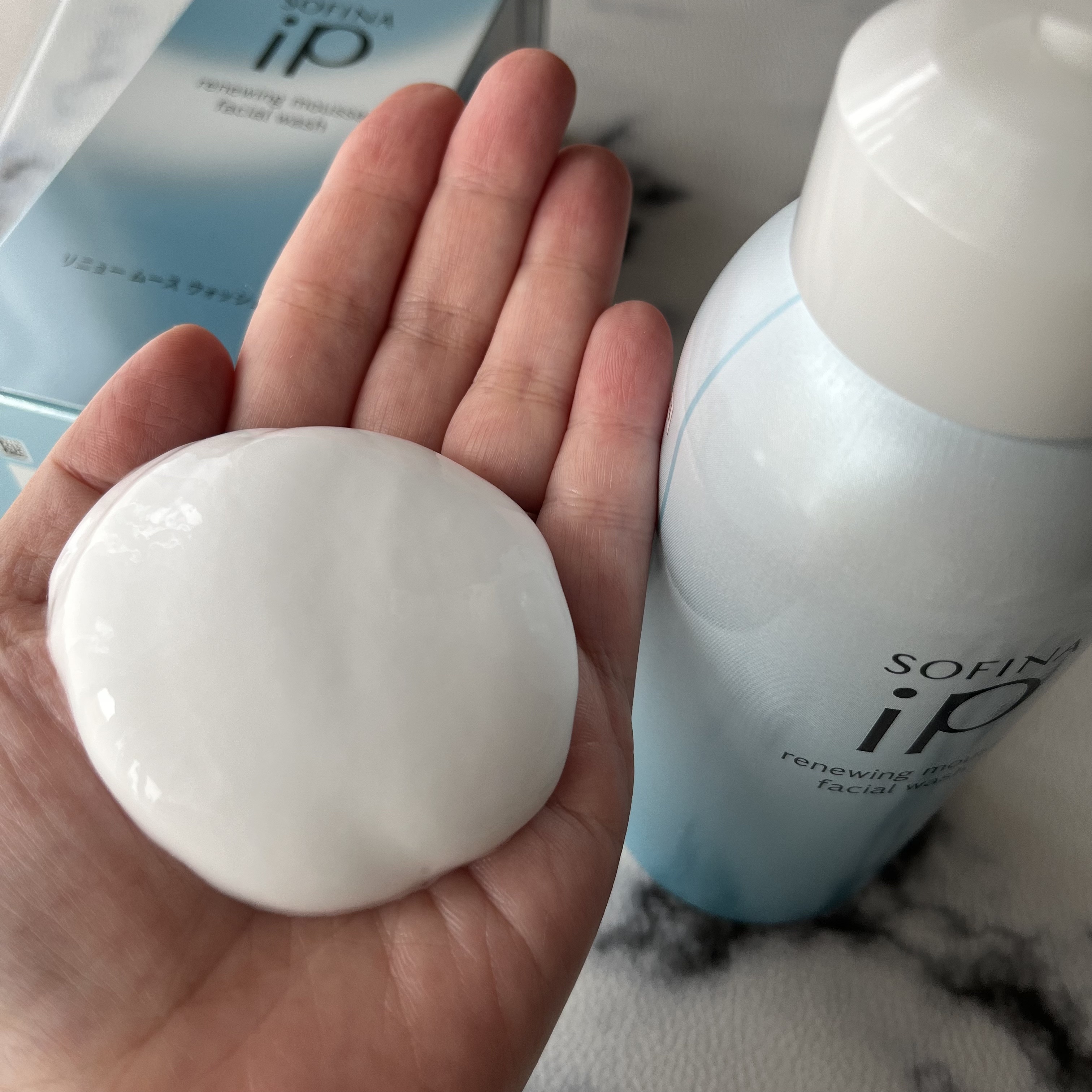 ソフィーナ iP リニュー ムース ウォッシュ/SOFINA iP/泡洗顔を使ったクチコミ（1枚目）